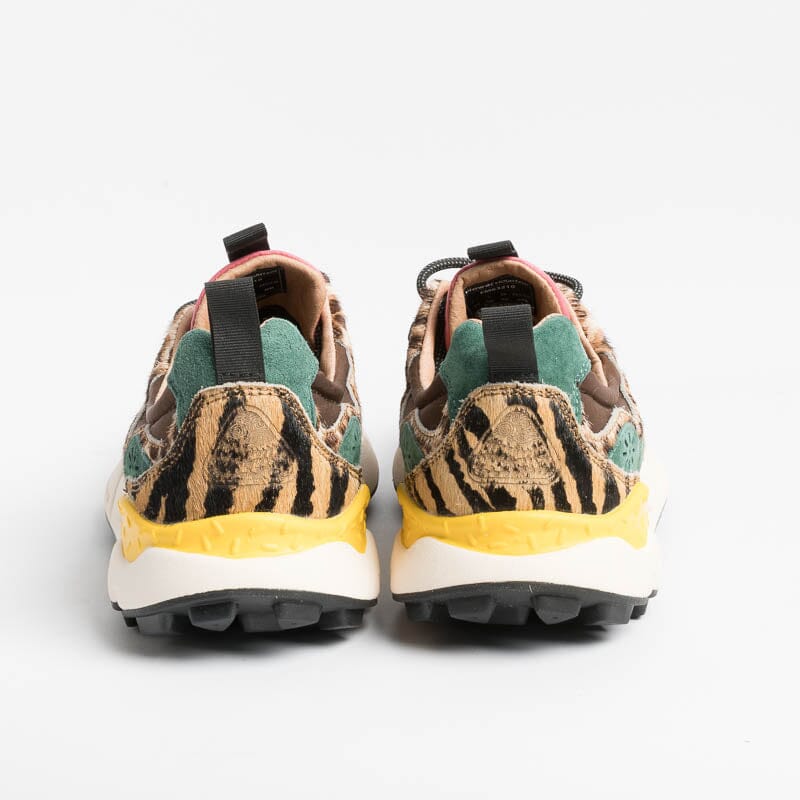 FLOWER MOUNTAIN - Sneakers Yamano 3D31- Marrone /Pony Scarpe Donna FLOWER MOUNTAIN