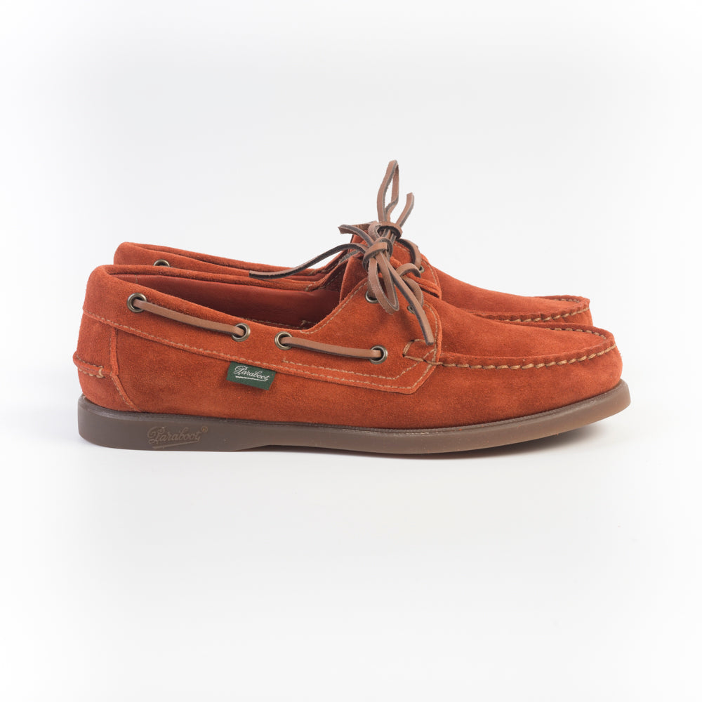 PARABOOT - BARTH F/MARINE - Scarpa da Barca - Allacciata 190840 - Camoscio Koi Orange Scarpe Donna Paraboot