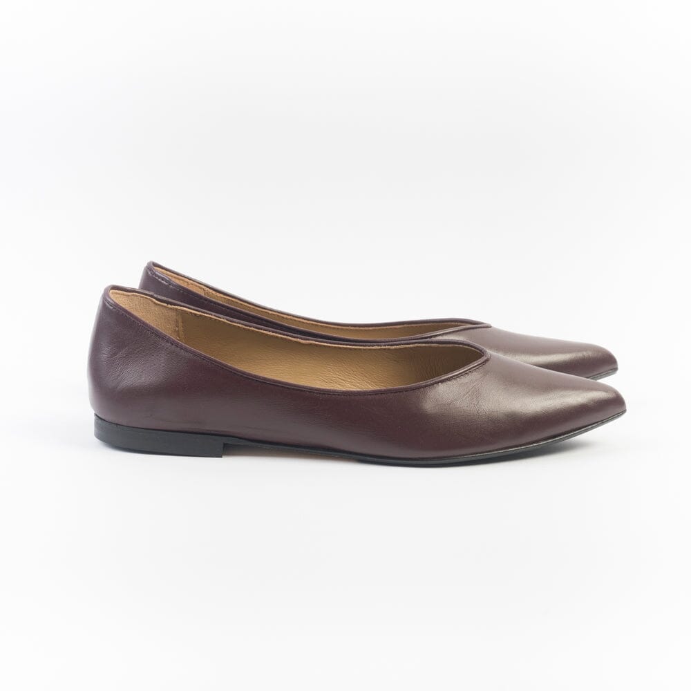 ANNA F - Ballerina - 1821 - Pelle Bordeaux Scarpe Donna Anna F.