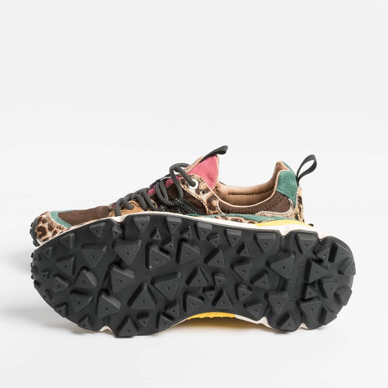 FLOWER MOUNTAIN - Sneakers Yamano 3D31- Marrone /Pony Scarpe Donna FLOWER MOUNTAIN