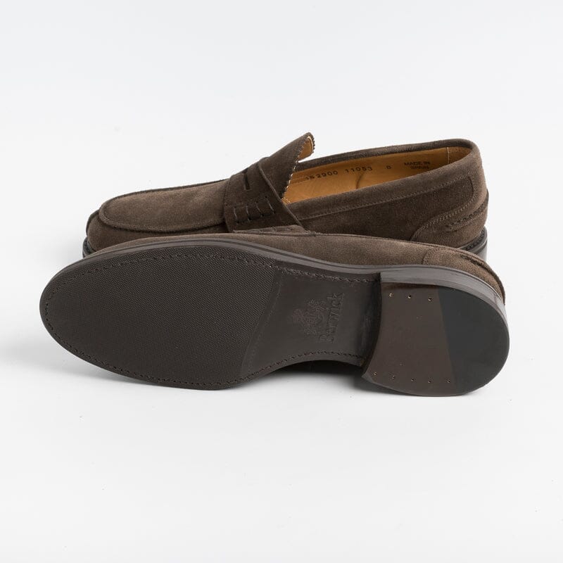 BERWICK 1707 - 11053 - Moccasin - Dark Brown Suede Men's Shoes Berwick 1707