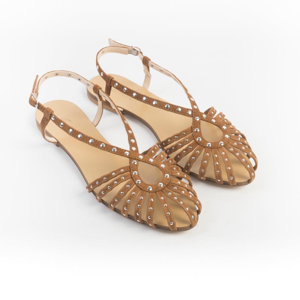 ANNA F. - Sandali 514 - Camoscio Bruciato Scarpe Donna Anna F.