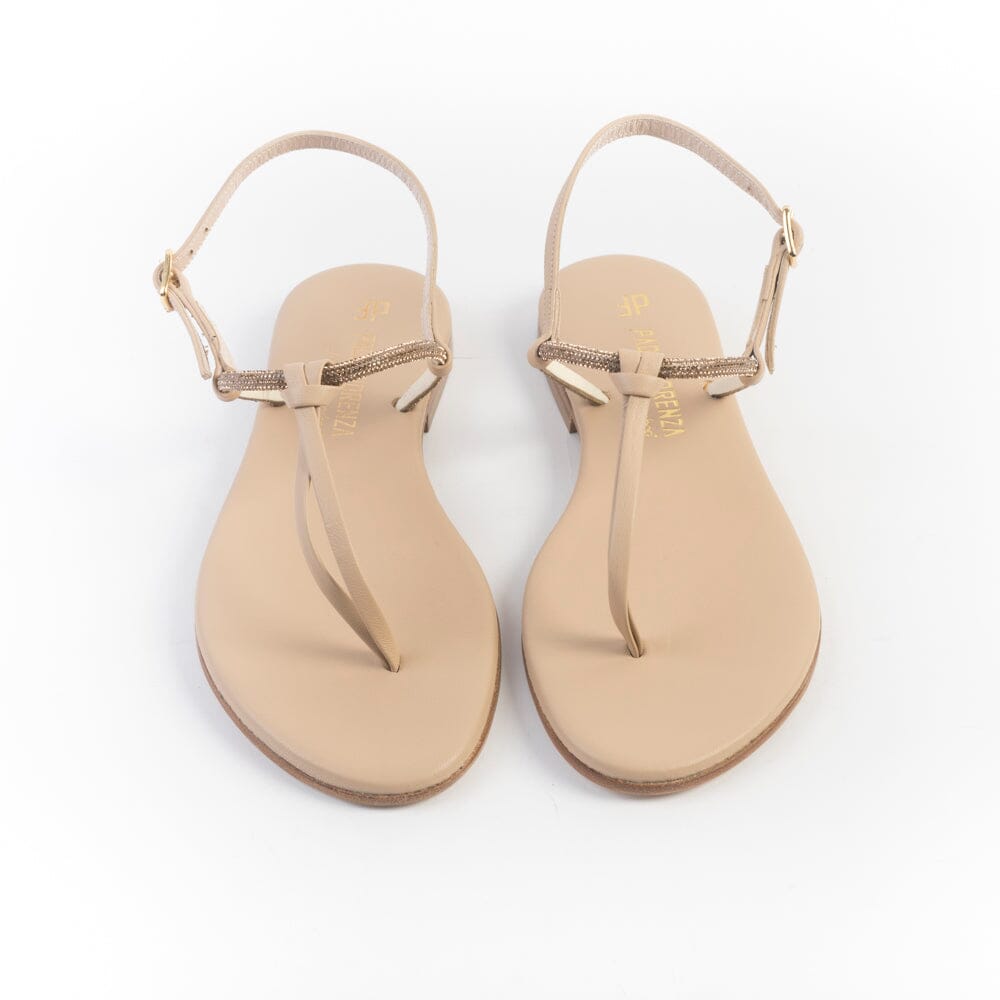 PAOLA FIORENZA - Sandali bassi infradito in microcristalli - FD05 - Ambra Scarpe Donna PAOLA FIORENZA