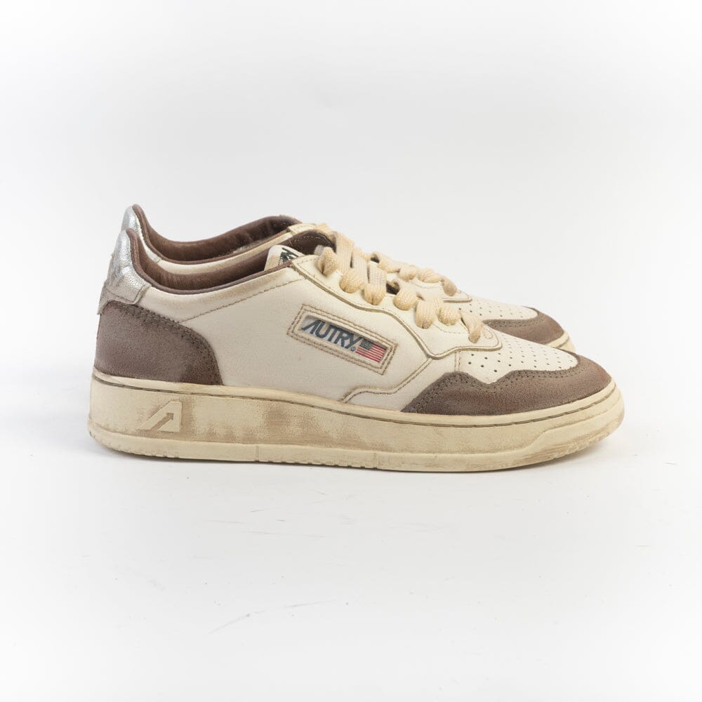 AUTRY - AVLW LS09 - Sneakers - Vintage Edition - Marrone Argento Scarpe Donna AUTRY - Collezione donna