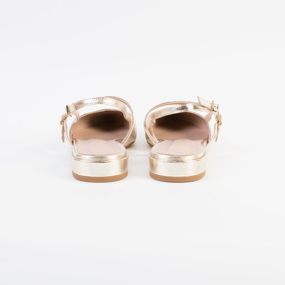 CappellettoShop - Sling Back - Pauline4 - 7730 Platino Scarpe Donna CAPPELLETTO 1948