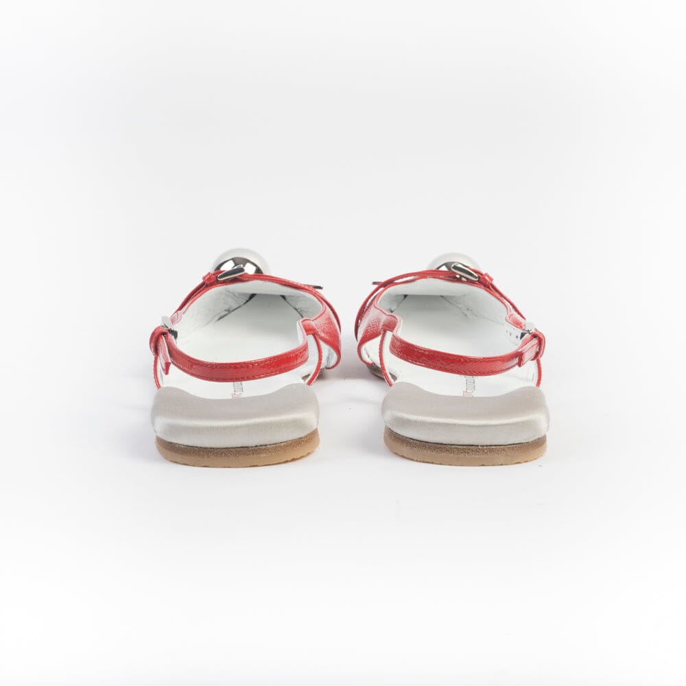 DOVE NUOTANO GLI SQUALI - Sling Back 5577 - Rosso Scarpe Donna DOVE NUOTANO GLI SQUALI