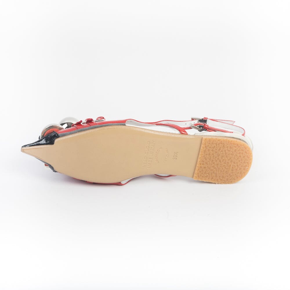 DOVE NUOTANO GLI SQUALI - Sling Back 5577 - Rosso Scarpe Donna DOVE NUOTANO GLI SQUALI