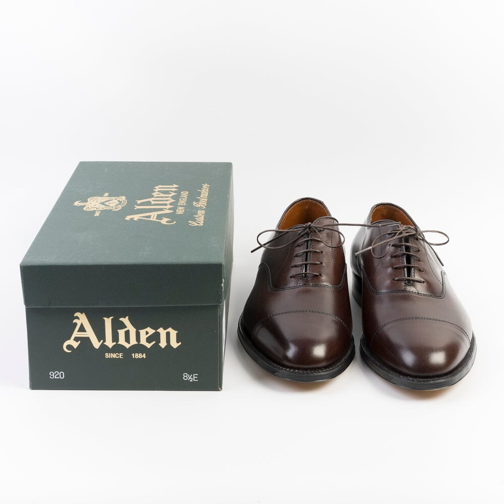 ALDEN - 920 - Francesina - Vitello Puntale - Marrone Scarpe Uomo Alden