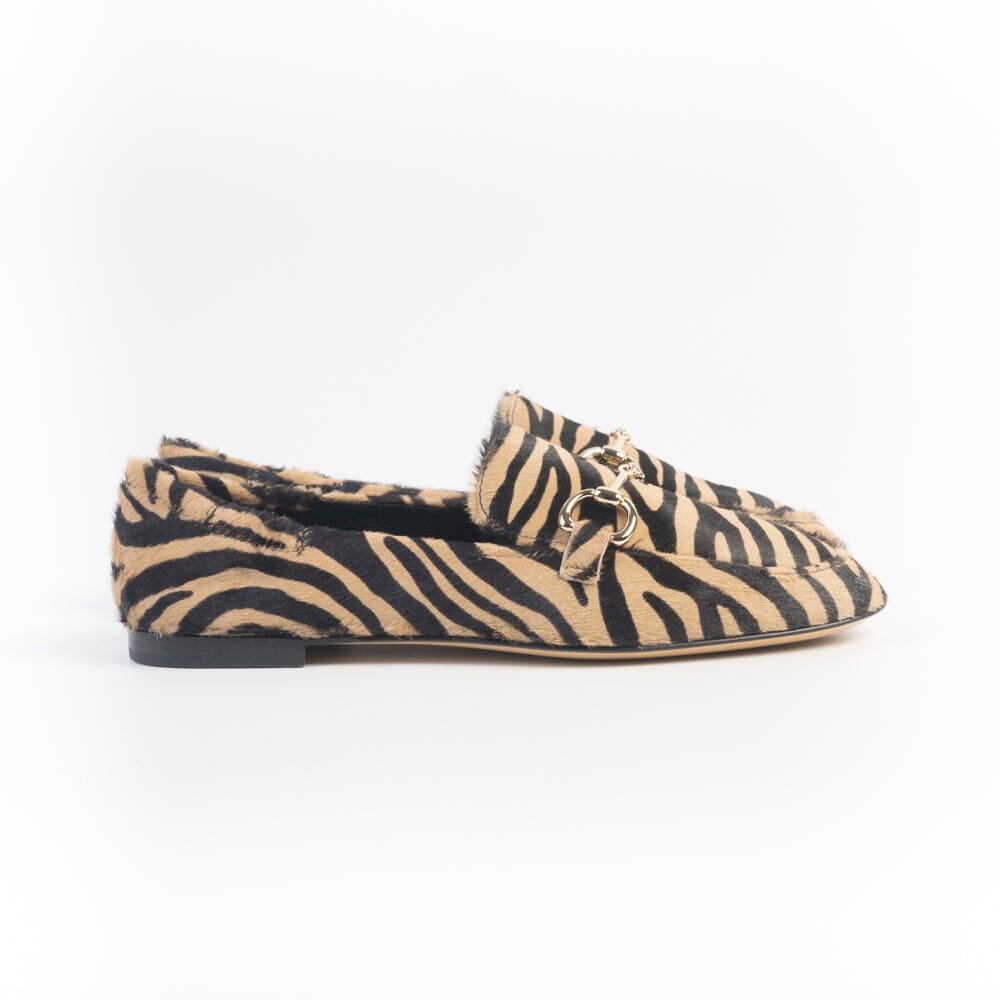 POMME D'OR - Mocassino 0160 - Zebra Cappuccino Scarpe Donna POMME D' OR