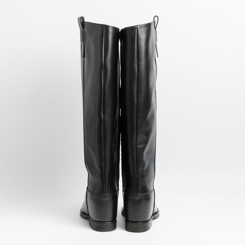 VIA ROMA 15 - Stivali 3983 - Santa Monica Nero - ZIP Scarpe Donna Via Roma 15