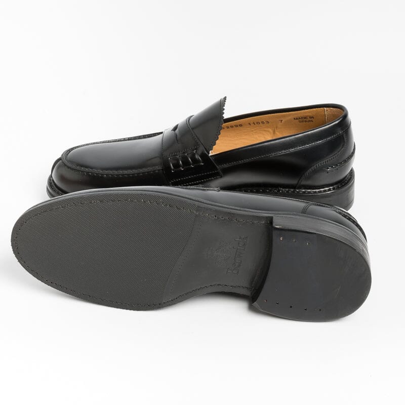 BERWICK 1707 - 11053 - Mocassino foderato - Rois Nero fondo gomma Scarpe Uomo Berwick 1707