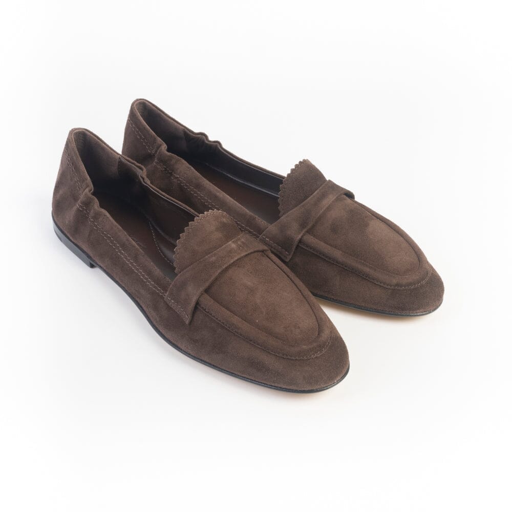 POMME D'OR - Mocassino 1232 - Camoscio Espresso Scarpe Donna POMME D' OR