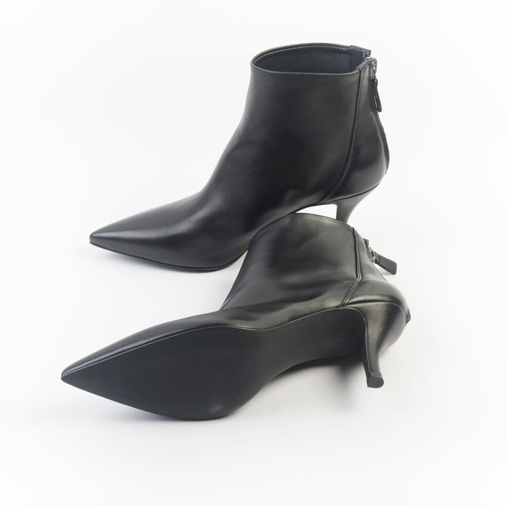 CAPPELLETTOSHOP - Stivaletto - Tati 7 - Nappa Nero Scarpe Donna CAPPELLETTO 1948