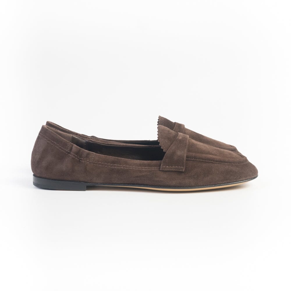 POMME D'OR - Mocassino 1232 - Camoscio Espresso Scarpe Donna POMME D' OR