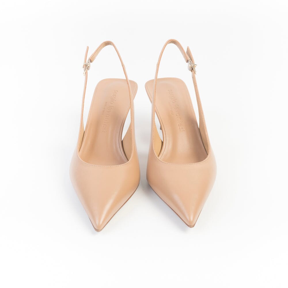 SERGIO LEVANTESI - Sling Back - EGLE6 - Tan Nude Scarpe Donna SERGIO LEVANTESI