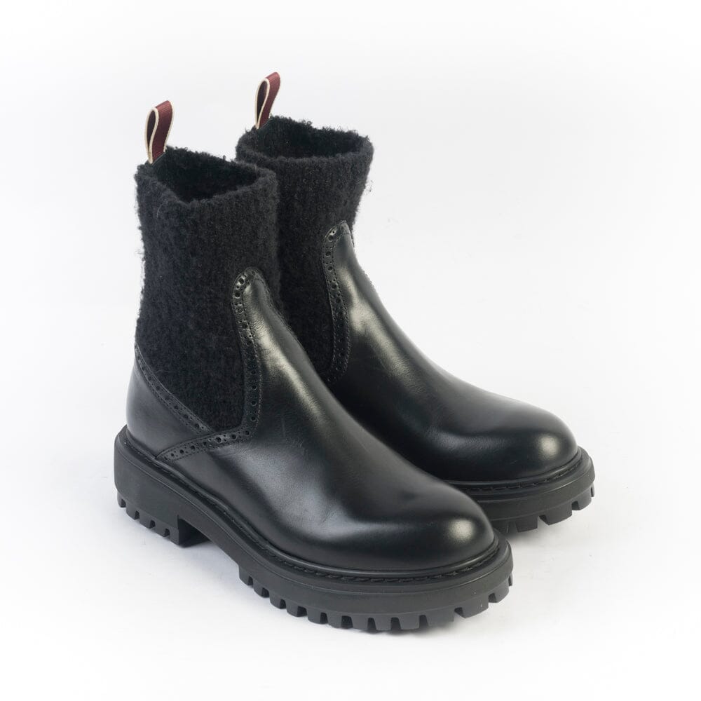 STURLINI - Stivaletto - D0605 - Lana Nero Scarpe Donna STURLINI