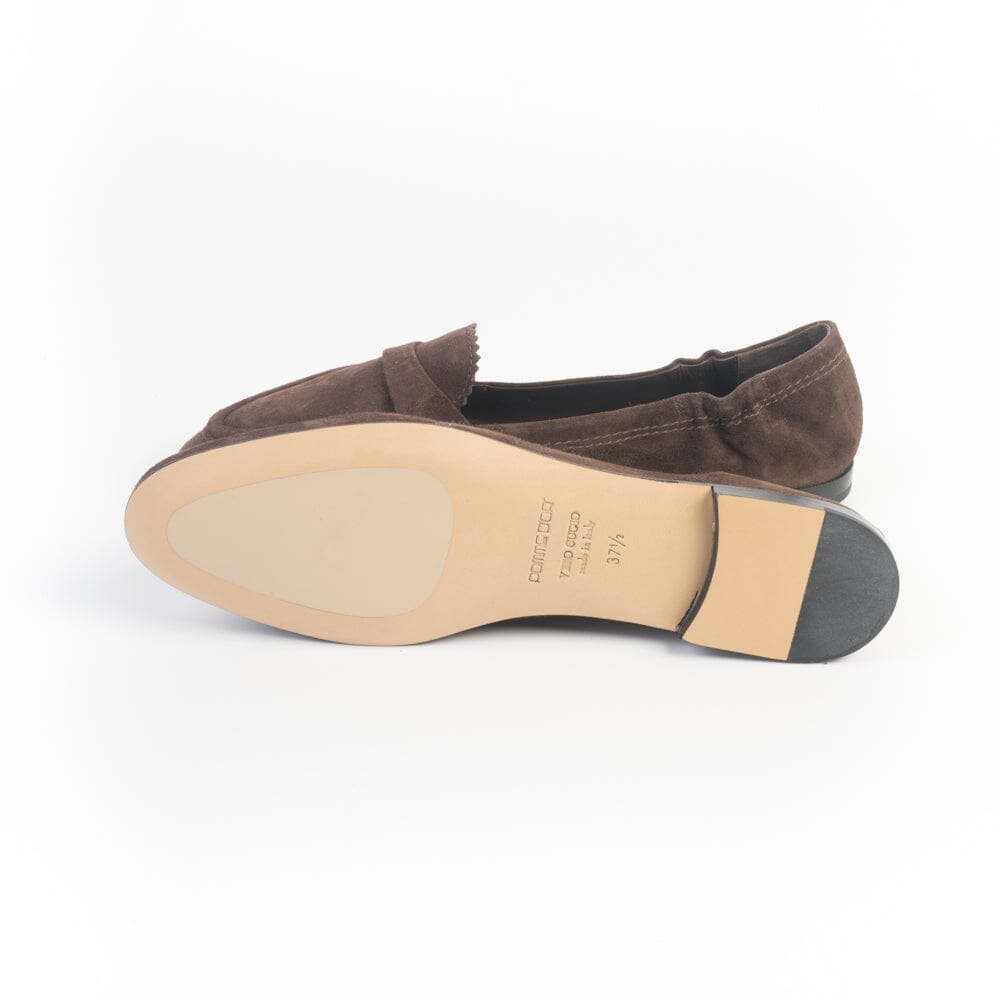 POMME D'OR - Mocassino 1232 - Camoscio Espresso Scarpe Donna POMME D' OR
