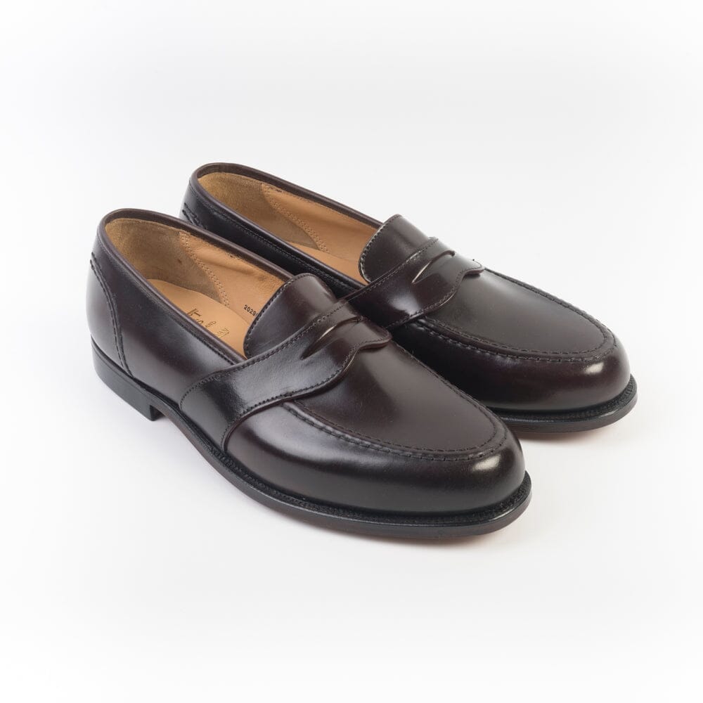 CROCKETT & JONES - Mocassino - Yale - 20296A - Cordovan Burgundy Scarpe Uomo CROCKETT & JONES