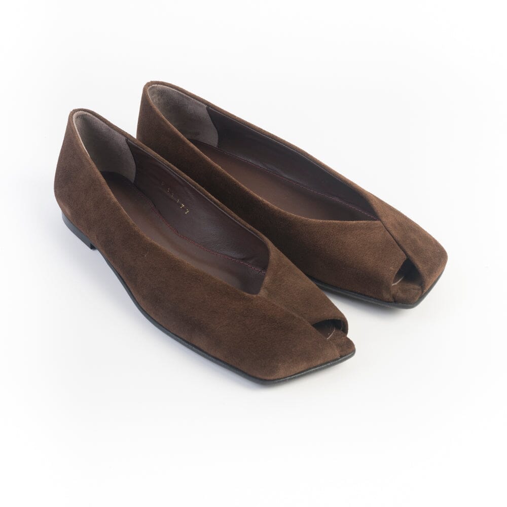 ALOHAS - Ballerina Katia - Camoscio Brown Scarpe Donna ALOHAS