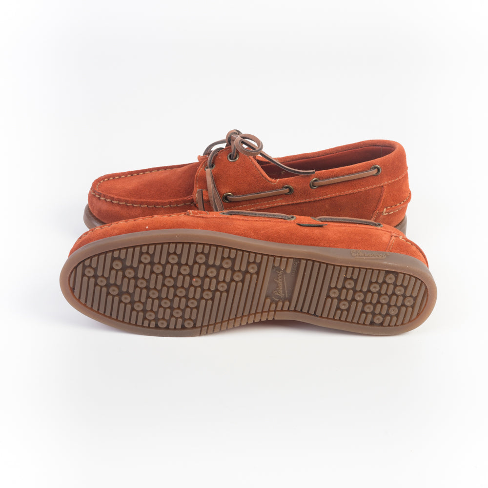PARABOOT - BARTH F/MARINE - Scarpa da Barca - Allacciata 190840 - Camoscio Koi Orange Scarpe Donna Paraboot
