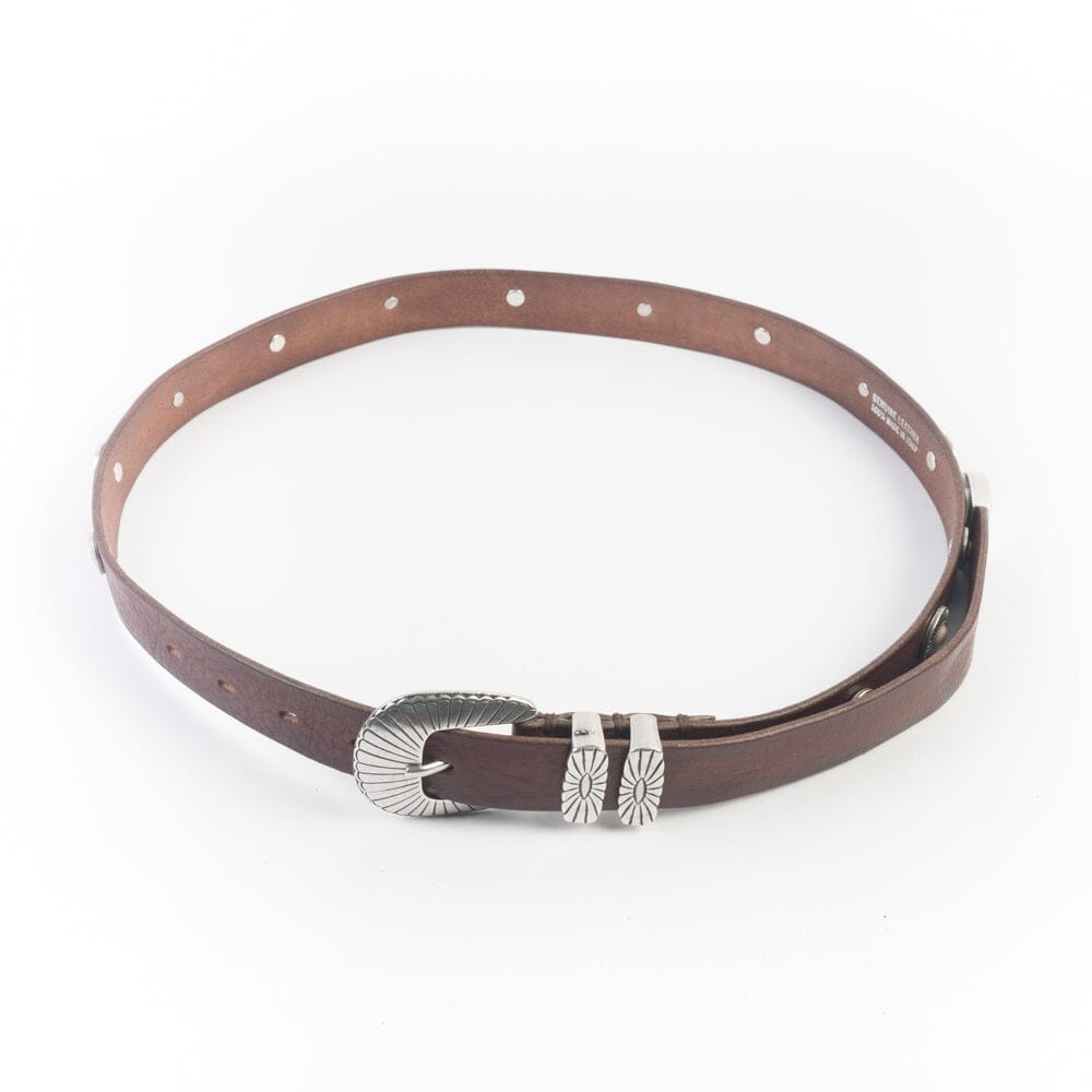 PUNTO VITA - Cintura PV2412 - Marrone - Perla Bianco Accessori Donna PUNTO VITA