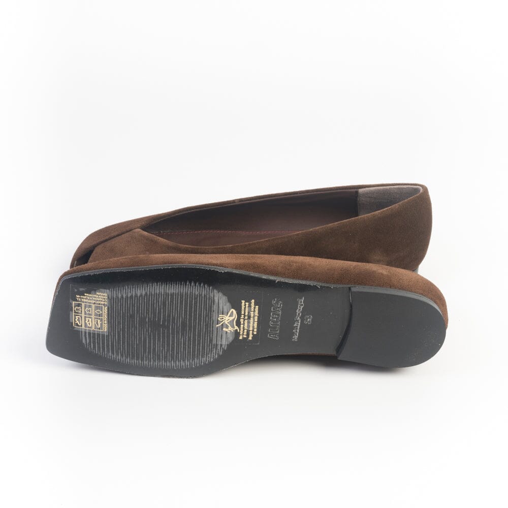ALOHAS - Ballerina Katia - Camoscio Brown Scarpe Donna ALOHAS