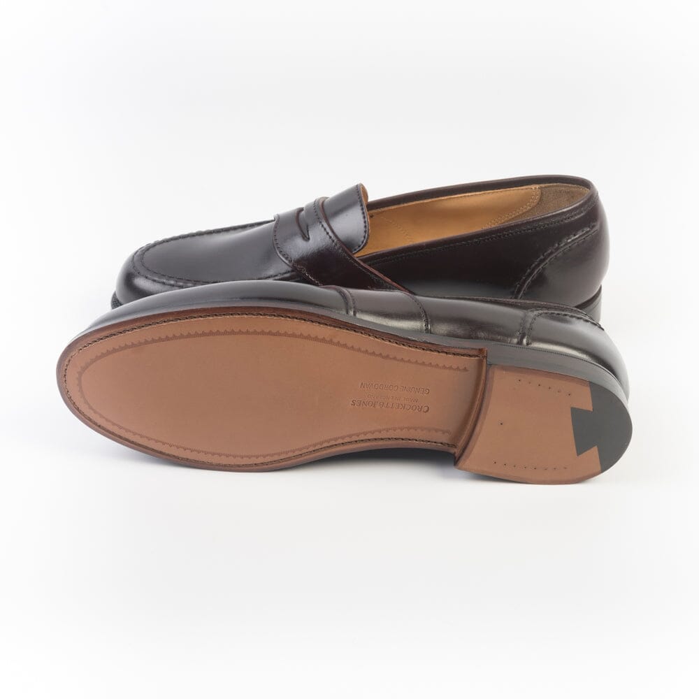 CROCKETT & JONES - Mocassino - Yale - 20296A - Cordovan Burgundy Scarpe Uomo CROCKETT & JONES