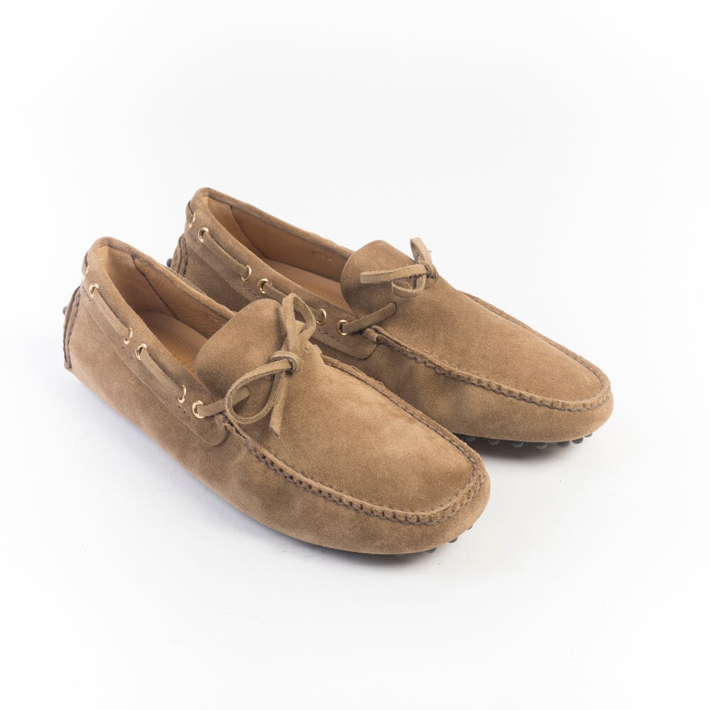 CAR SHOE Moccasin KUD 006 Suede Cigar