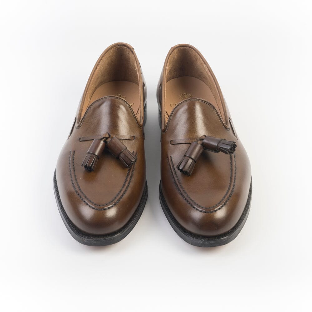 CROCKETT & JONES - Mocassino - Cavendish 29376A - Pelle Marrone Caffè Scarpe Uomo CROCKETT & JONES
