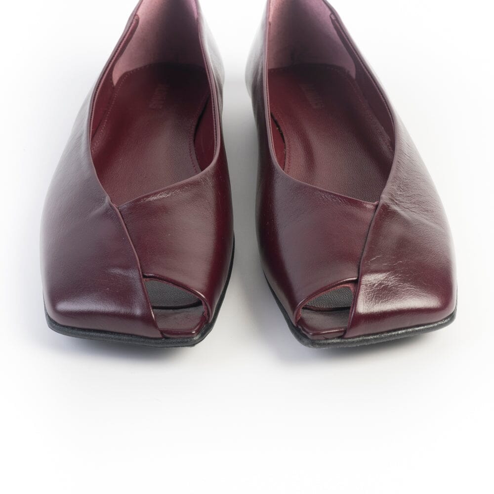 ALOHAS - Ballerina Katia - Pelle Burgundy Scarpe Donna ALOHAS