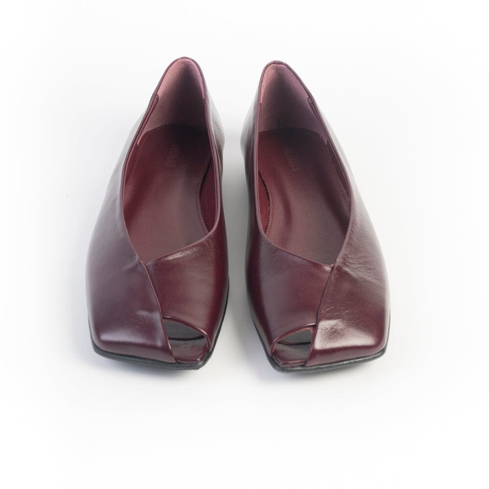 ALOHAS - Ballerina Katia - Pelle Burgundy Scarpe Donna ALOHAS