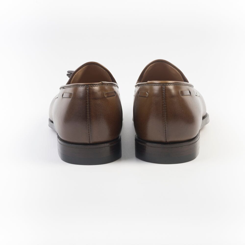 CROCKETT & JONES - Mocassino - Cavendish 29376A - Pelle Marrone Caffè Scarpe Uomo CROCKETT & JONES
