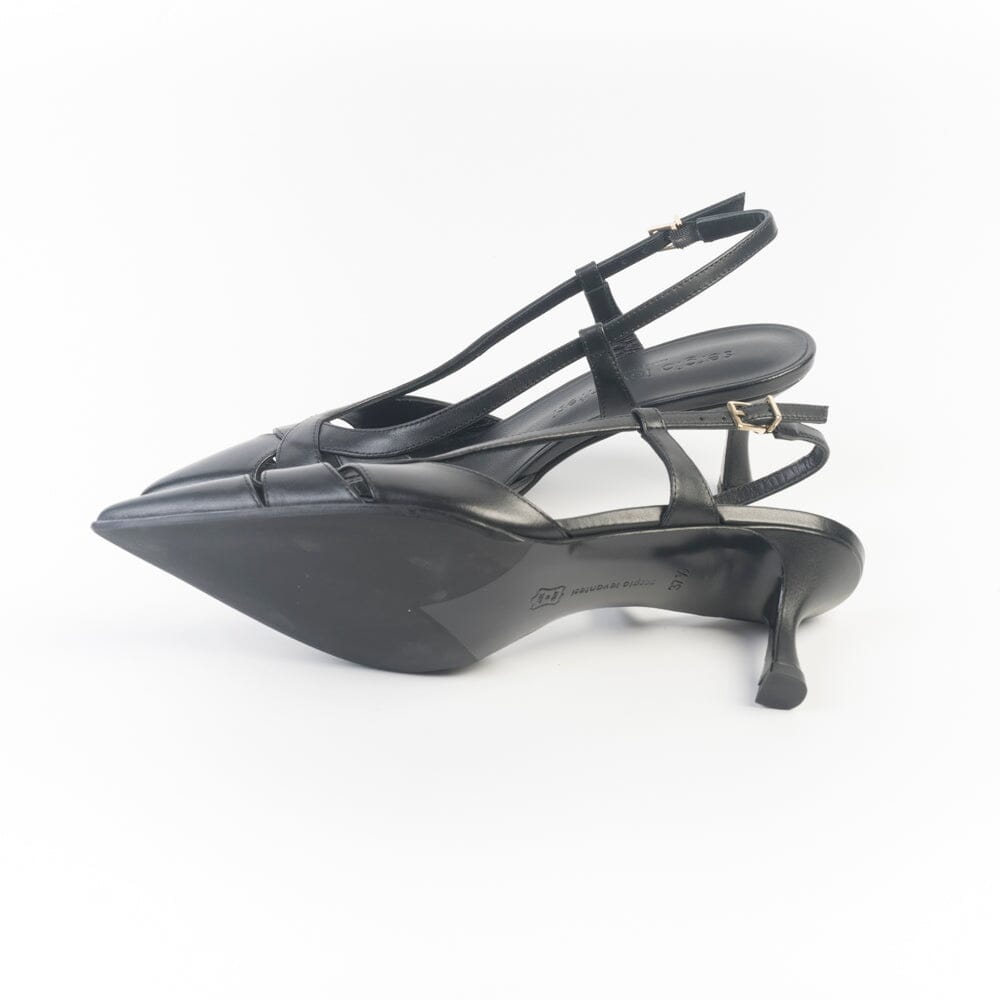 SERGIO LEVANTESI - Sling Back - EDDA6 - Nero Scarpe Donna SERGIO LEVANTESI