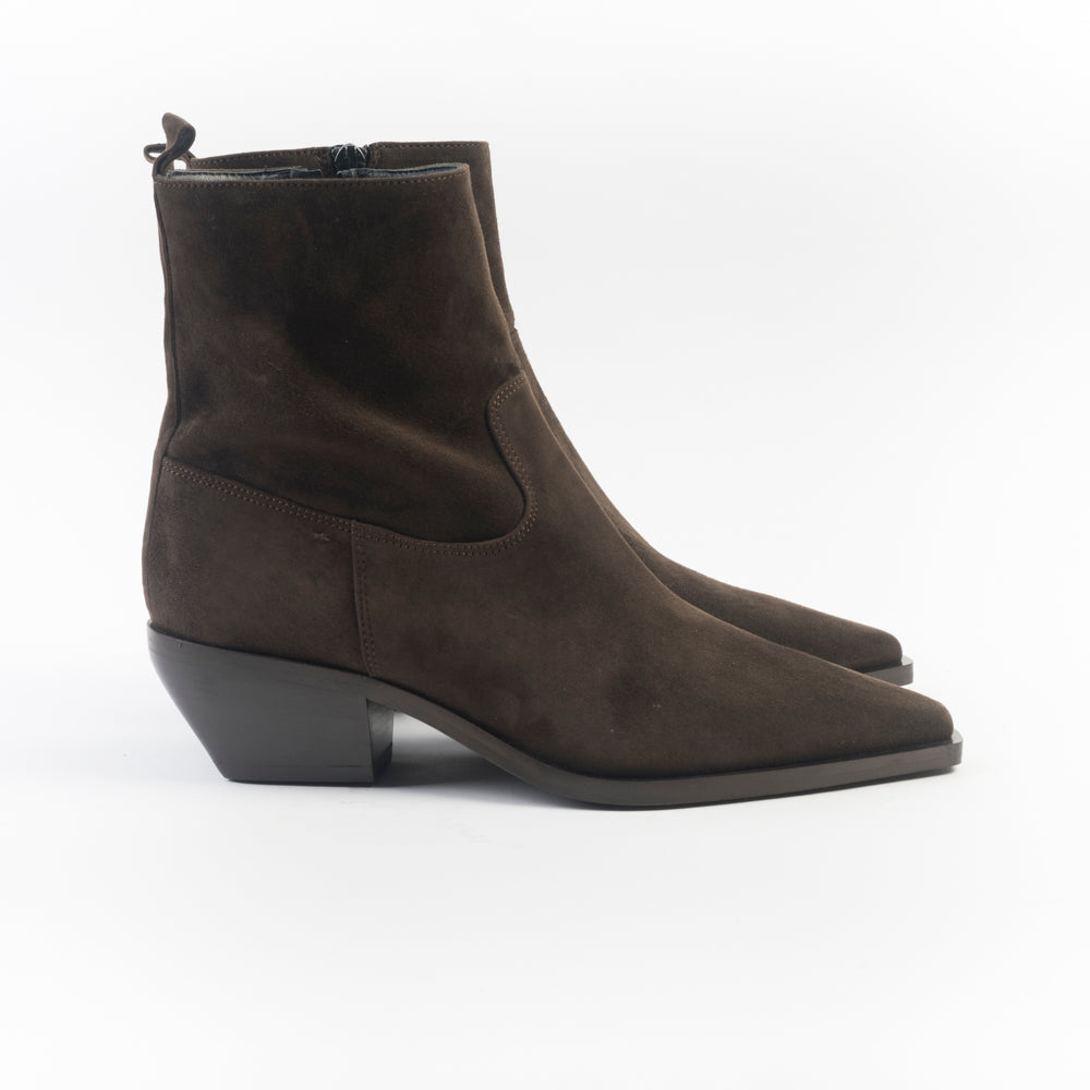 CAPPELLETTOSHOP - Stivaletto Texano - Kira 12 - Velour Testa di Moro