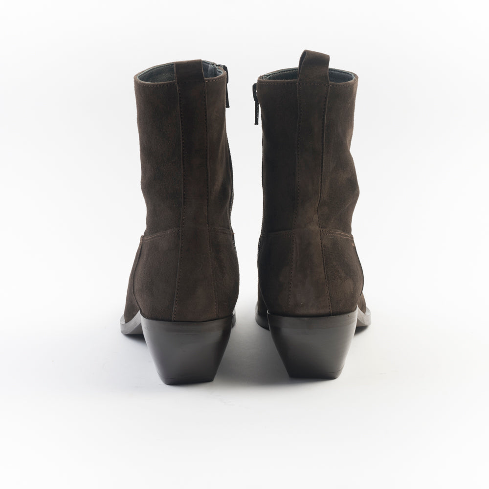 CAPPELLETTOSHOP - Stivaletto Texano - Kira 12 - Velour Testa di Moro