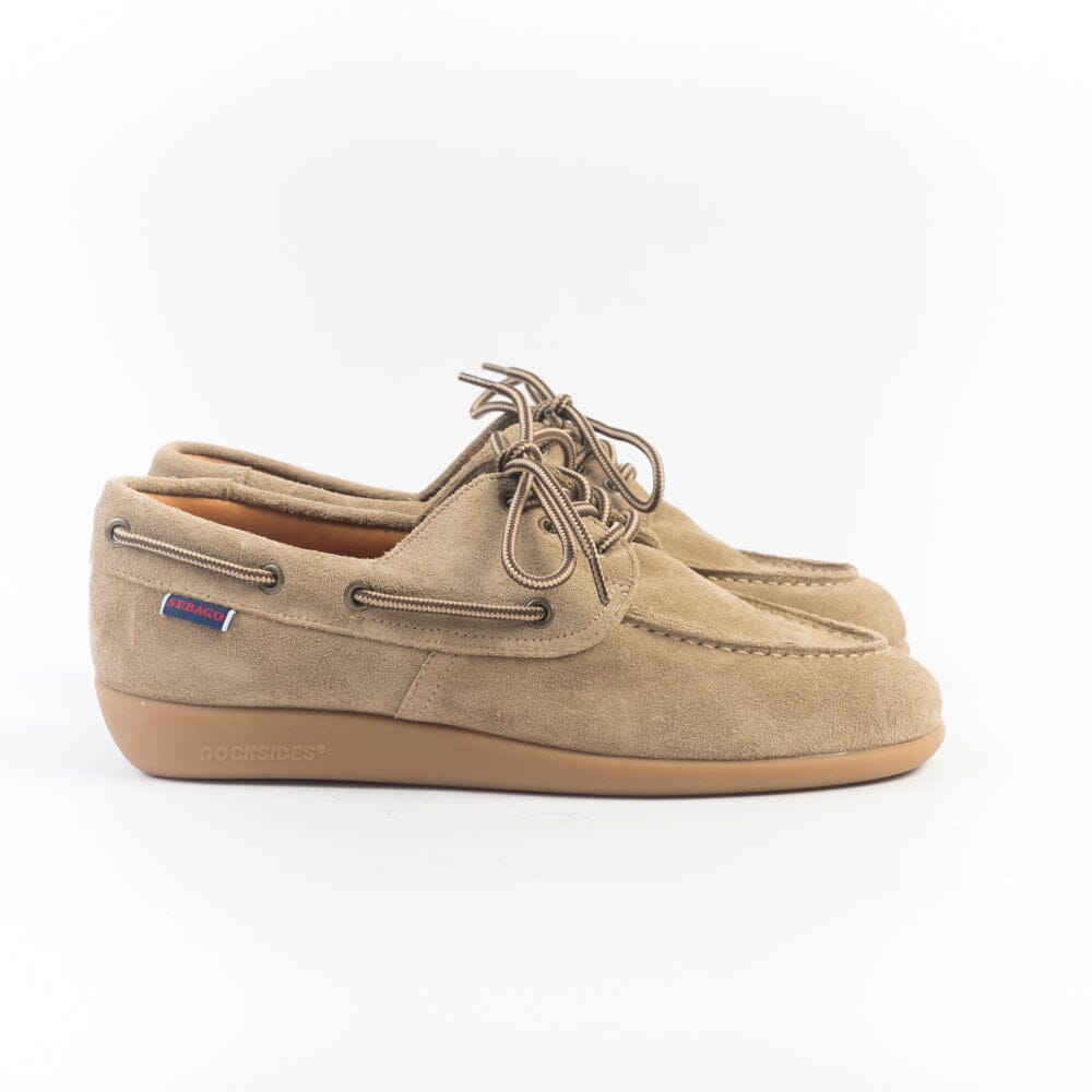 SEBAGO - Dockside Gary Jobson Suede - 781414W - Grigio Tortora Scarpe Uomo Sebago