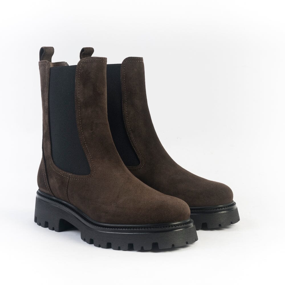 CappellettoShop - Stivaletto Beatles - S3501 - Fox Ebano Scarpe Donna CAPPELLETTO 1948