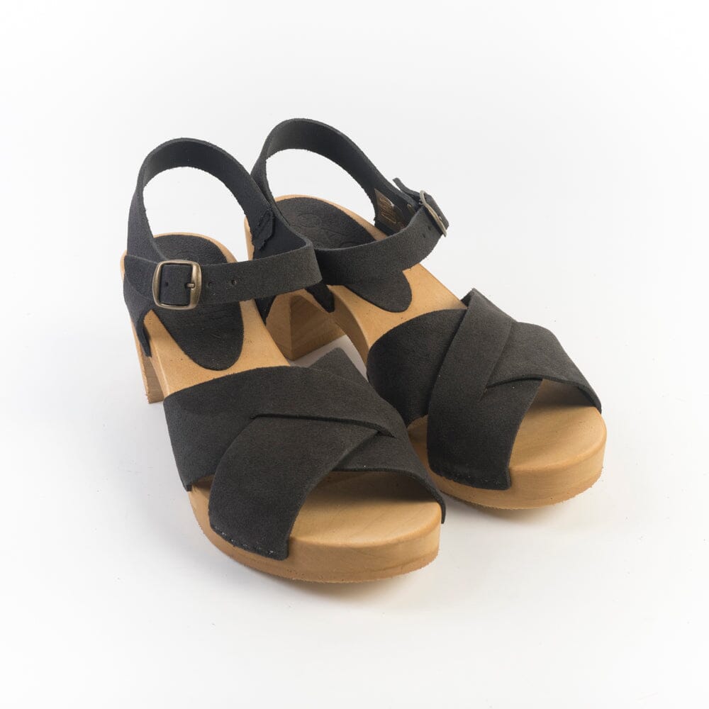 BOSABO - Sandali con Tacco- 457 - Camoscio Moka Scarpe Donna BOSABO