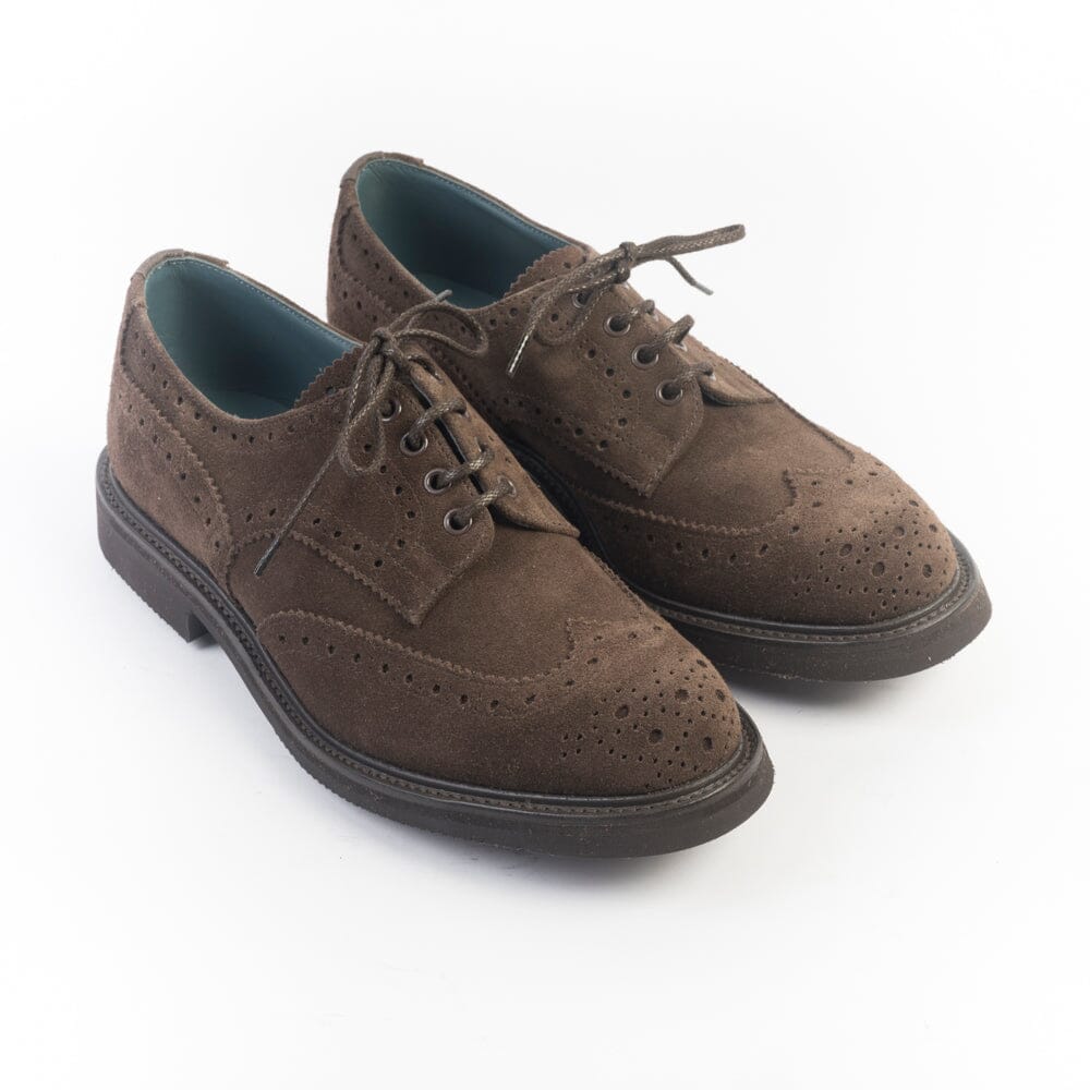 TRICKER'S - Derby - Bourton -5633/576 - Camoscio caffè Scarpe Uomo Tricker's