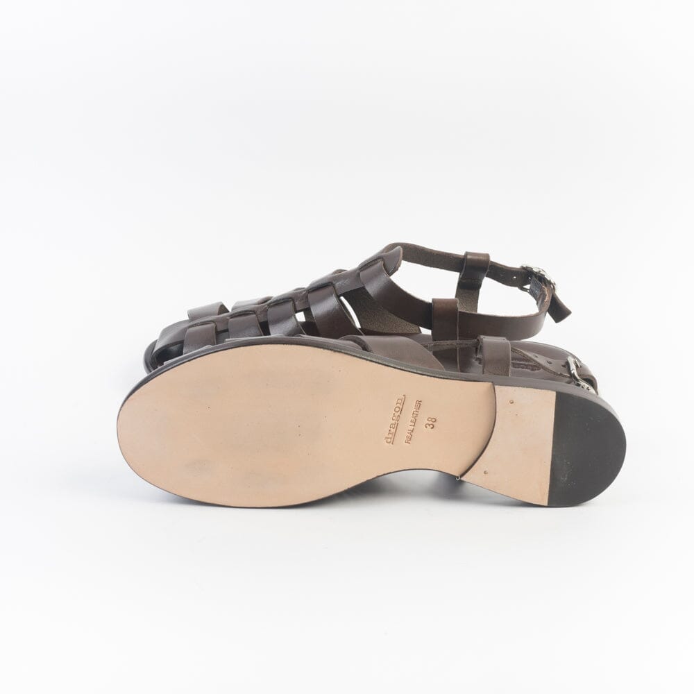 DRAGON DIFFUSION - 5006 - Sandalo Ragnetto - Marrone Scarpe Donna DRAGON DIFFUSION