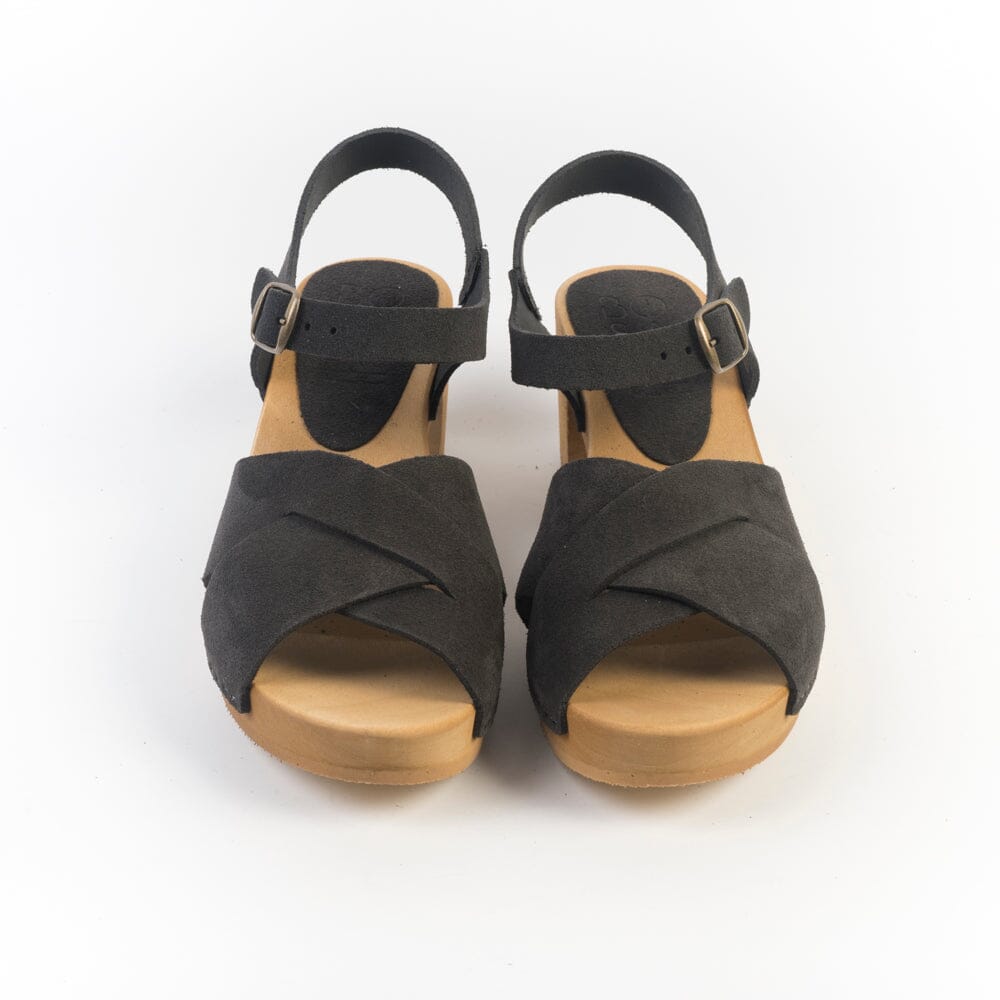 BOSABO - Sandali con Tacco- 457 - Camoscio Moka Scarpe Donna BOSABO