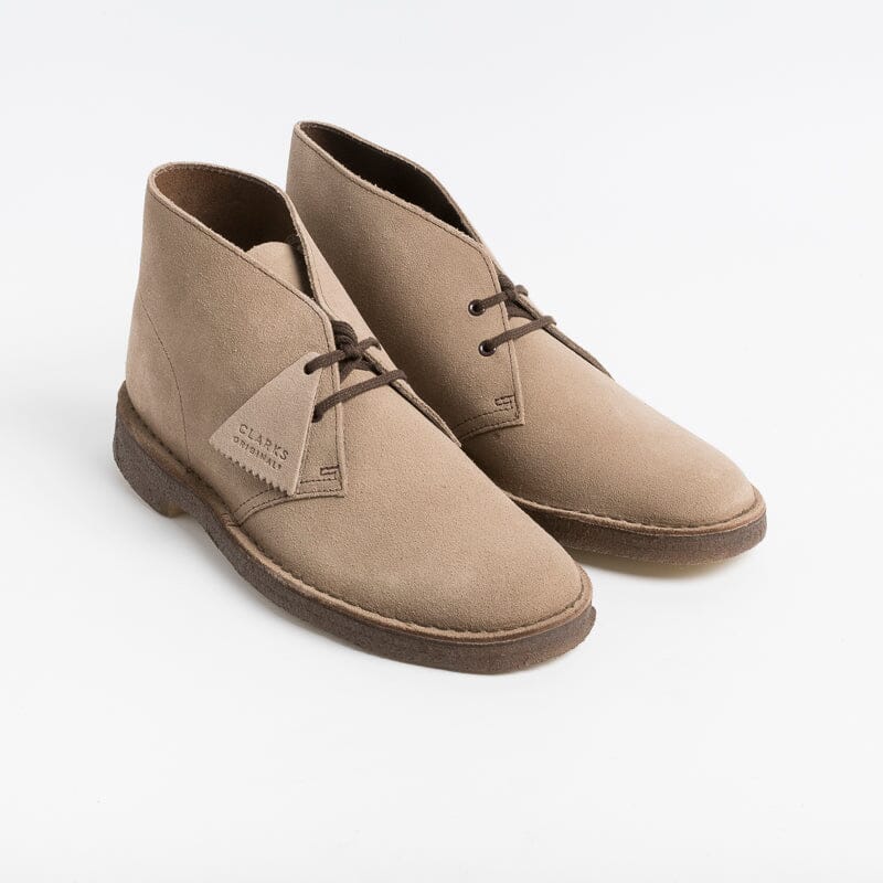 CLARKS - Polacco - Desert Boot- Camoscio Wolf Scarpe Uomo CLARKS - Collezione Uomo