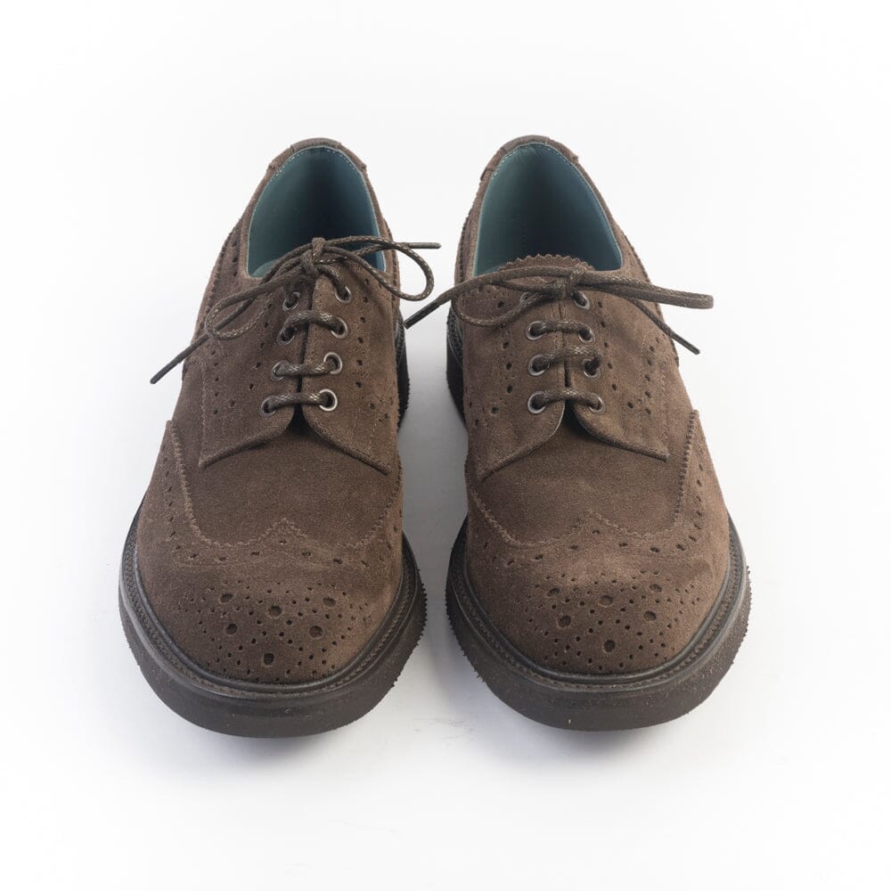 TRICKER'S - Derby - Bourton -5633/576 - Camoscio caffè Scarpe Uomo Tricker's