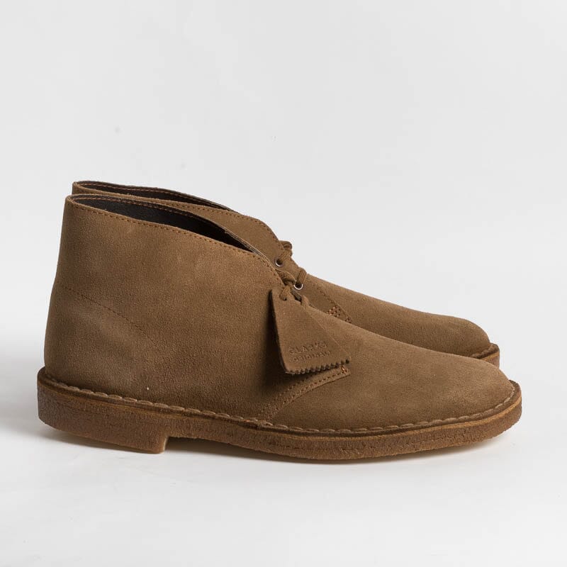 CLARKS - Ankle Boots - Cola - Suede Cola Men's Shoes CLARKS - Men's Collection