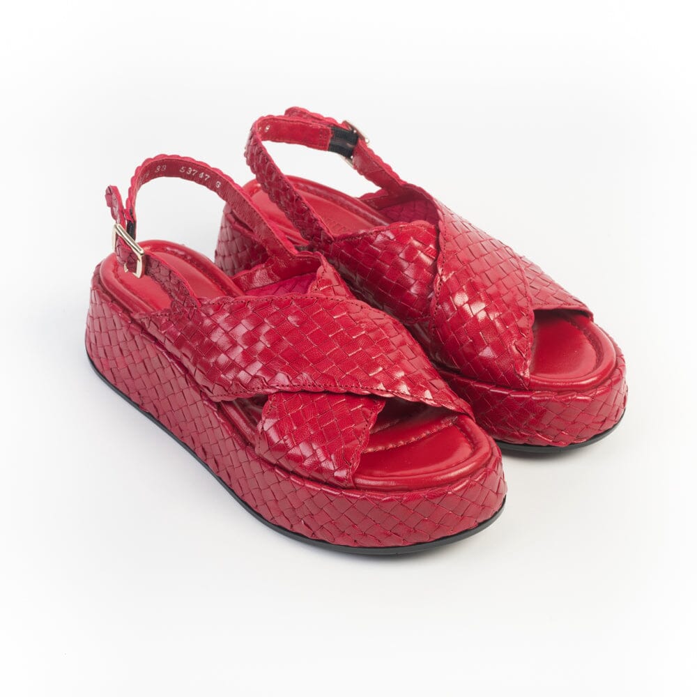 PONS QUINTANA - Sandali Zeppa - MAUI 10829 - Rubino Scarpe Donna PONS QUINTANA