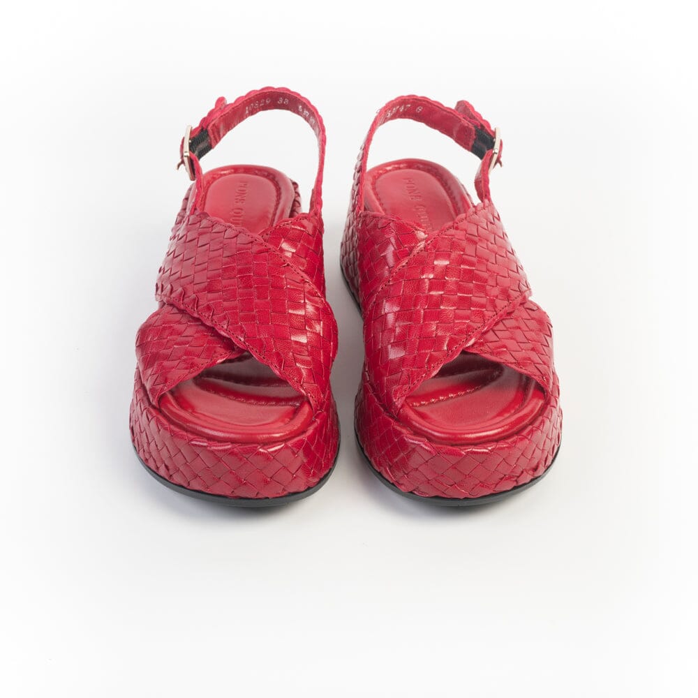 PONS QUINTANA - Sandali Zeppa - MAUI 10829 - Rubino Scarpe Donna PONS QUINTANA