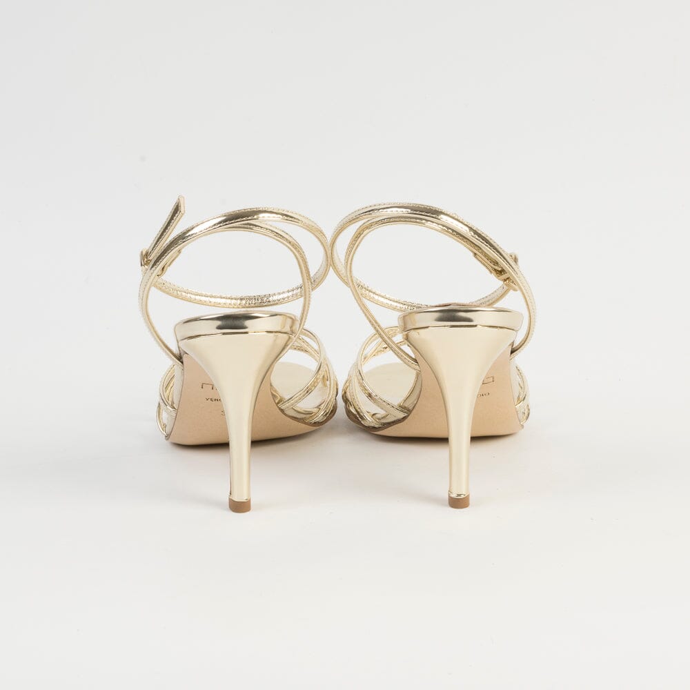 NCUB - Sandali con Tacco - Nina 90 - Platino Specchio Scarpe Donna NCUB