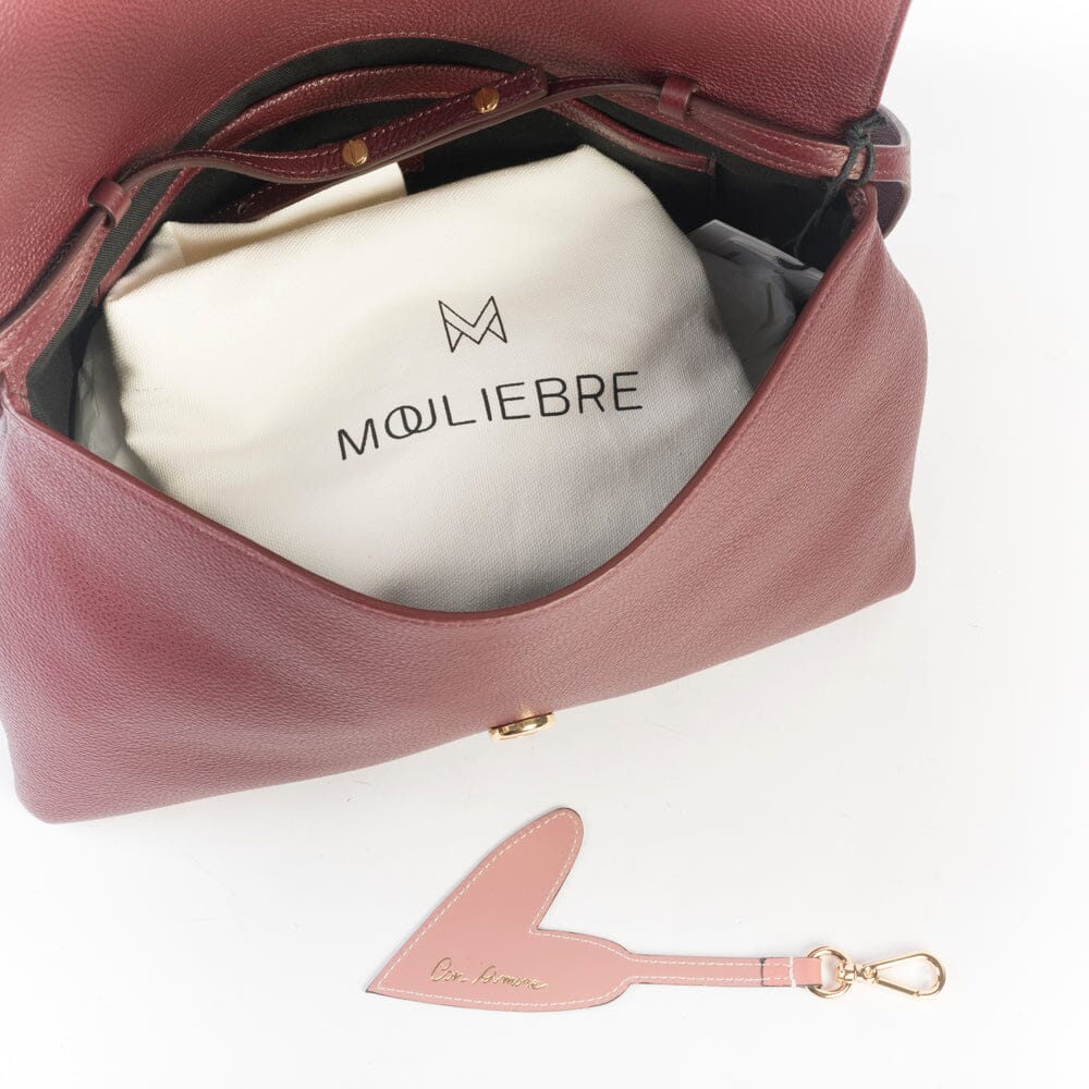 MOULIEBRE - Borsa a spalla - Olivia - Bordeaux Borse MOULIEBRE