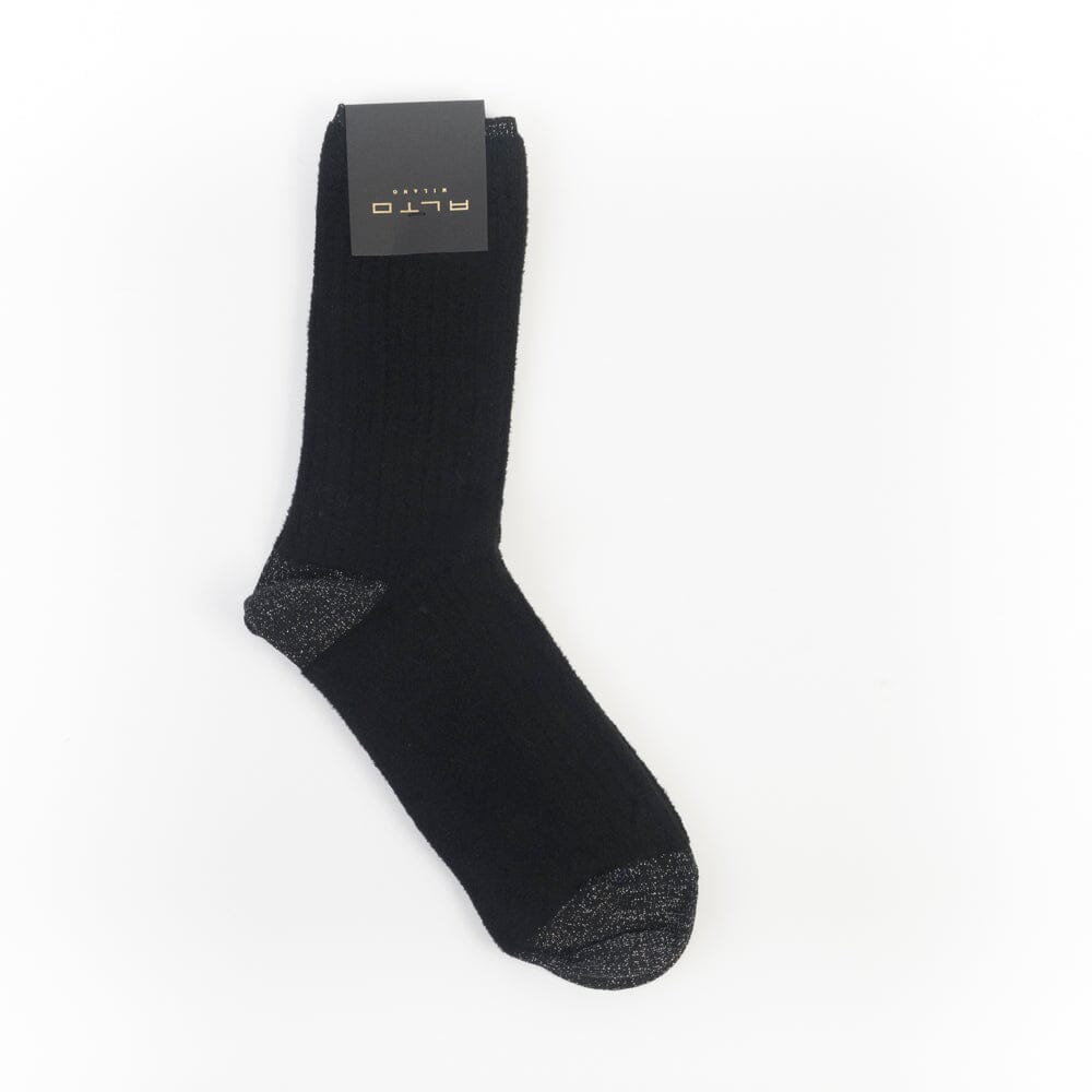 ALTO MILANO - Calzino Susan - 021A Nero Accessori Donna ALTO MILANO - Collezione Donna