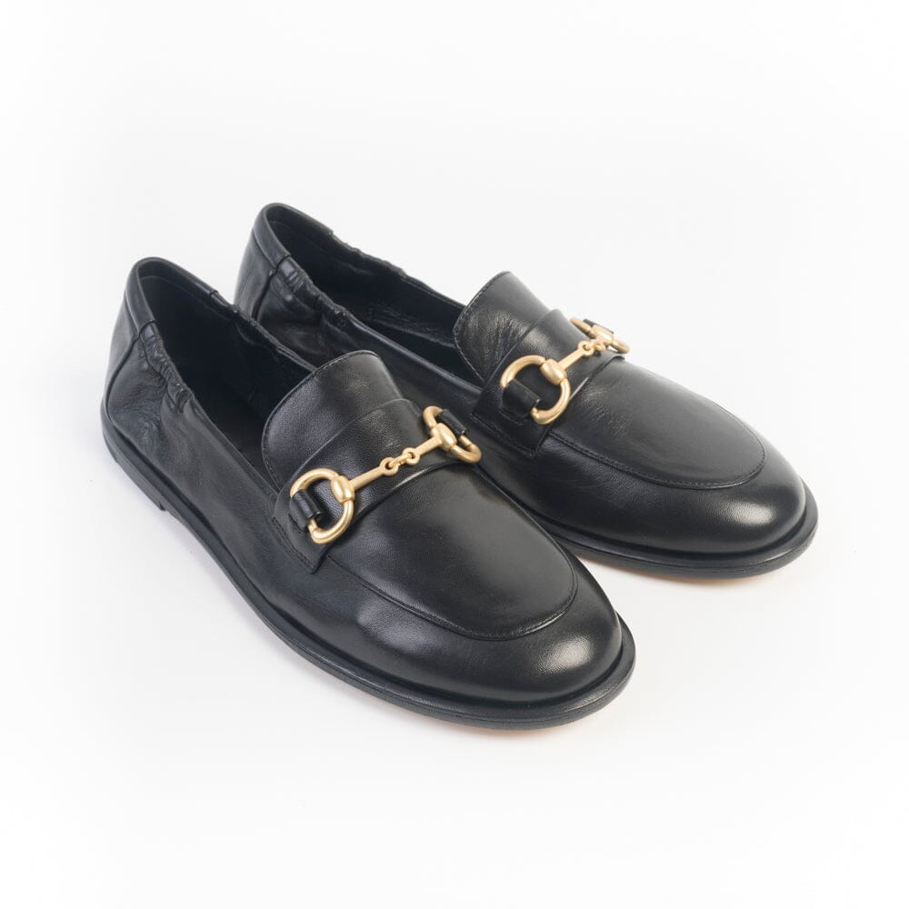 POMME D'OR - Mocassino 1121 - Pelle Nero Scarpe Donna POMME D' OR